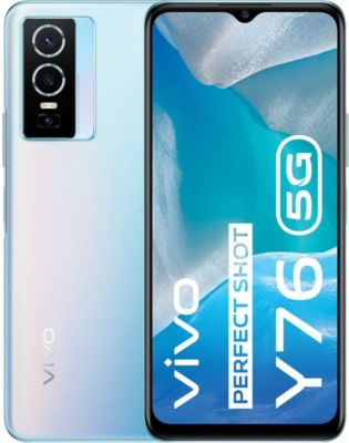 Smartphone VIVO Y76 Bleu Clair 5G