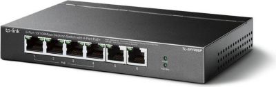 Switch ethernet TP-LINK TP-Link TL-SF1006P switch PoE+ 6 ports d