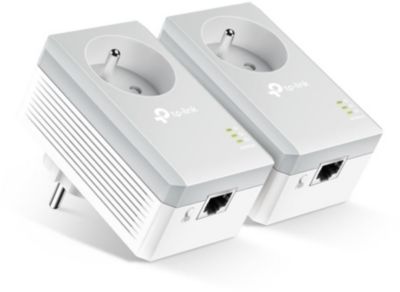 Pack De 2 Adaptateurs Cpl 2000 Mbit/s 2 Ports 10/100/1000 Rj45 Avec Prise  Intégrée Plp2000-100frs - Toute l'offre réseau - Logiciel BUT