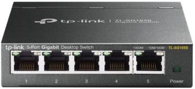 Switch Ethernet TPLINK TLSG105 metal 5 ports RJ45 gigabit au meilleur prix