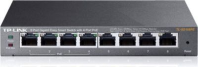Switch ethernet TP-LINK Switch RJ45 Giga 8 Ports POE TL-SG108PE