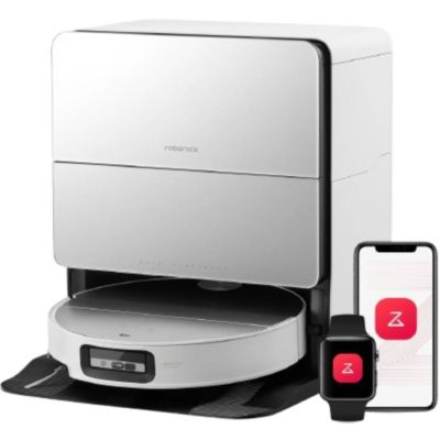 Location Robot Aspirateur Laveur ROBOROCK Saros 10 blanc