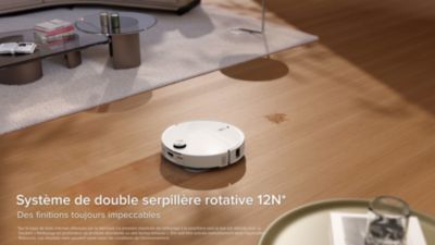 Voir la vidéo pour Aspirateur robot ROBOROCK Qrevo Curv 2 ProX Blanc