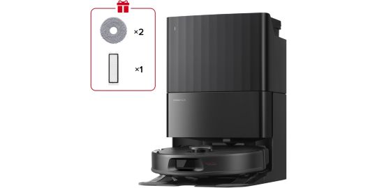 Robot Aspirateur Laveur ROBOROCK Qrevo S ProX Black