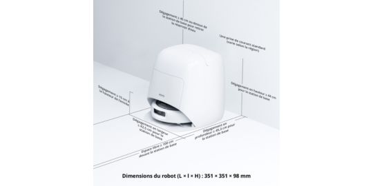 Robot Aspirateur Laveur DJI Romo A2