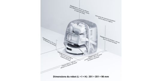 Robot Aspirateur Laveur DJI Romo P2