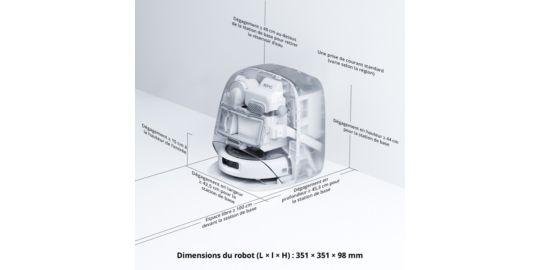 Robot Aspirateur Laveur DJI Romo P2 Combo