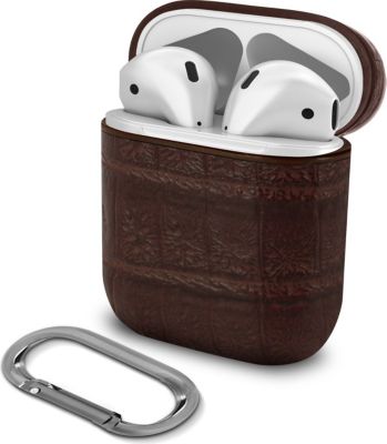 Etui DEVIA Coque AirPods Devia Lux Marron Etui DEVIA Coque AirPods Devia Lux Marron