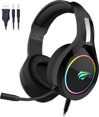 Casque gamer GAMENOTE HV-H2232D RGB pour PC & consoles