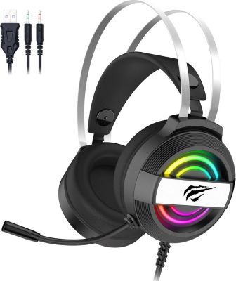 Casque gamer GAMENOTE H2026d RGB pour PC & consoles
