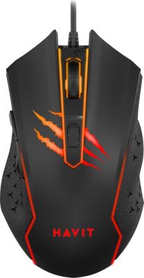 Souris Gamer Filaire GAMENOTE MS1027 6 boutons, 2400 DPI, LED