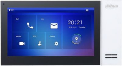 DAHUA Moniteur vidéo IP tactile 7' Blanc