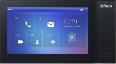 DAHUA Moniteur vidéo IP tactile 7' Noir