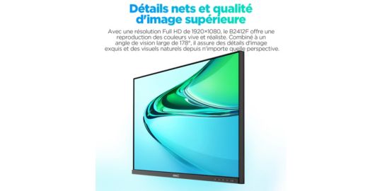 Ecran PC 4K HKC B2412F business FHD IPS 24