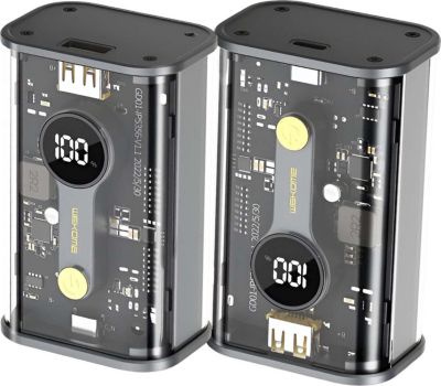 Batterie externe AVIZAR 10000mAh Rapide PD 20W QC 22.5W Usb-A