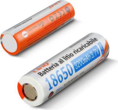 Batterie LINQ 2 Piles 18650 3200mAh 3.7V Tête Plate