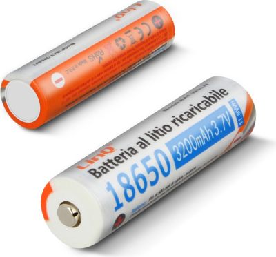 Batterie LINQ 2 Piles 18650 3200mAh 3.7V Tête Standard