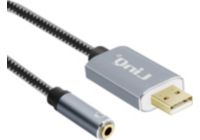 Adaptateur Jack LINQ USB vers Jack 3.5mm audio / micro U3530