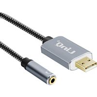 Adaptateur Audio USB-C Mâle vers Double Jack 3.5mm Femelle, Casque + Micro  - LinQ