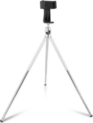 Trépied LINQ Bureau 360°, Pieds Extensibles - Argent