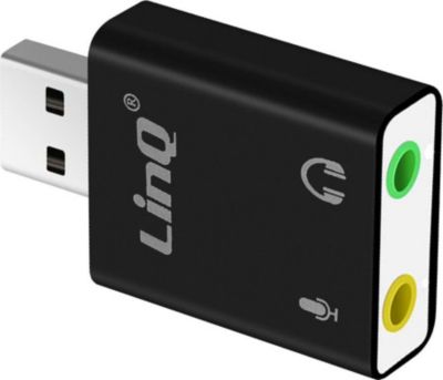 Adaptateur Jack LINQ USB 2.0 / Jack 3.5mm Micro Surround 7.1 Adaptateur Jack LINQ USB 2.0 / Jack 3.5mm Micro Surround 7.1