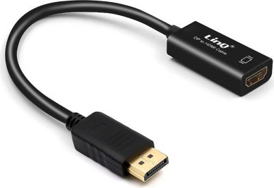 Adaptateur Displayport/HDMI LINQ DisplayPort Mâle - HDMI Femelle FHD 3D Adaptateur Displayport/HDMI LINQ DisplayPort Mâle - HDMI Femelle FHD 3D