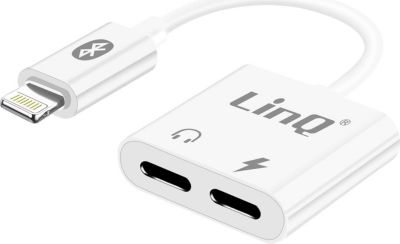 Adaptateur Lightning/Lightning LINQ Adaptateur Audio Charge Double Lightning