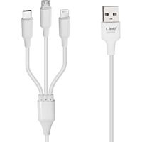 Câble Lightning LINQ USB 3en1 / Micro-USB Lightning USB-C 5A