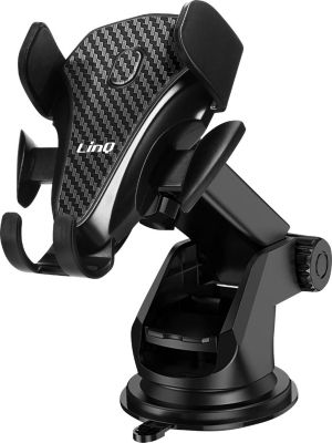 Support smartphone LINQ voiture ventouse Bouton verrouillage