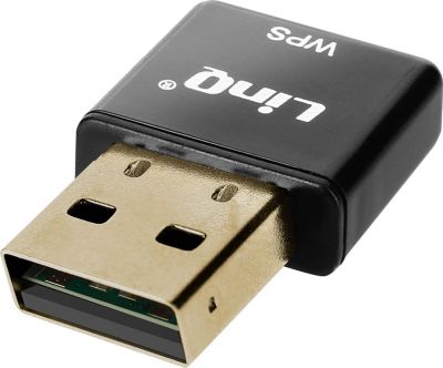 Adaptateur USB LINQ WiFi 300Mbps Ultra-Compact LinQ Noir