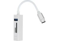 Câble USB C LINQ Hub USB-C 5en1 3x USB Carte SD Micro-SD