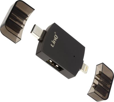 Câble Lightning LINQ USB-C + Lightning vers 2x USB OTG