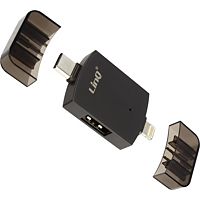 Adaptateur OTG LINQ USB-C + Lightning vers 2x USB OTG
