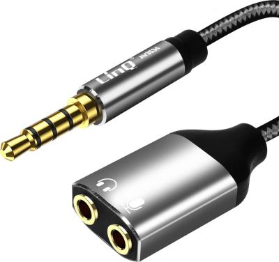 Adaptateur Jack LINQ Adaptateur Audio Jack mâle / 2x femelle Adaptateur Jack LINQ Adaptateur Audio Jack mâle / 2x femelle