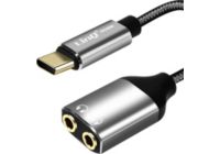 LINQ Adaptateur Audio USB-C / 2x Jack femelle