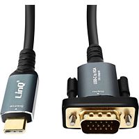 Câble VGA LINQ Câble USB-C vers VGA Full HD 1080P 1.8m