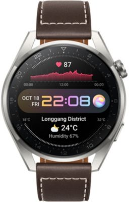 Montre connectée huawei watch best sale gt marron