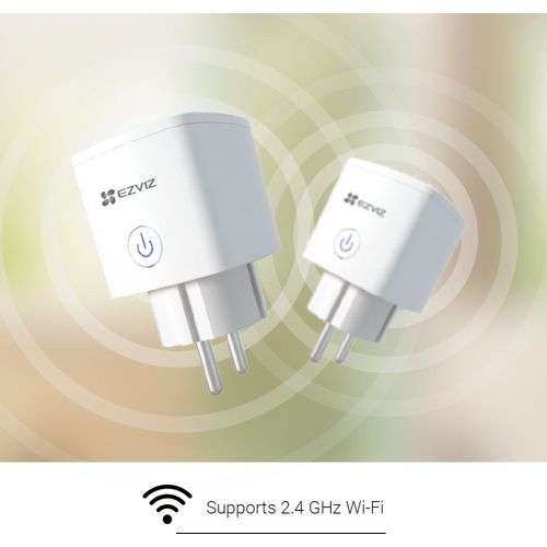 EZVIZ Prise Connectée WiFi, Smart Plug avec Mesure Consommation - Zoma