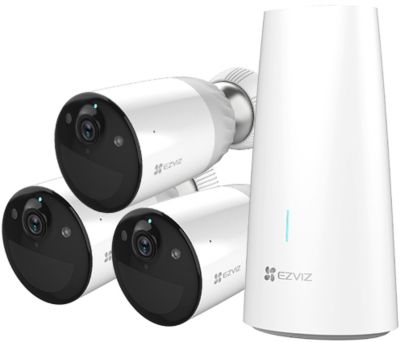 Caméra de surveillance EZVIZ Wifi BC1-B3 3cams. + Hub