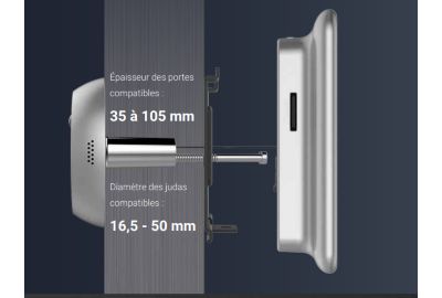 Sonnette sans fil EZVIZ DP2C - Judas connecté 1080P / écran 4.3