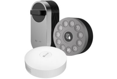 Serrure connectée EZVIZ DIY LOCK + Clavier/sonnette + Hub A3