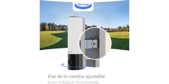 Caméra de surveillance EZVIZ Wifi EL3 motorisée