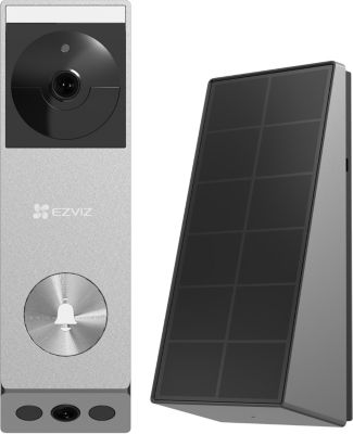 Sonnette sans fil EZVIZ EP3X PRO/ 2cam/ 32Go int+Panneau solaire