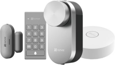 Serrure connectée EZVIZ DL01 Pro + clavier + hub