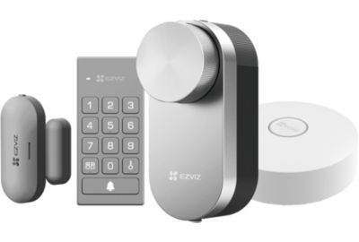 Serrure connectée EZVIZ DL01 Pro + clavier + hub