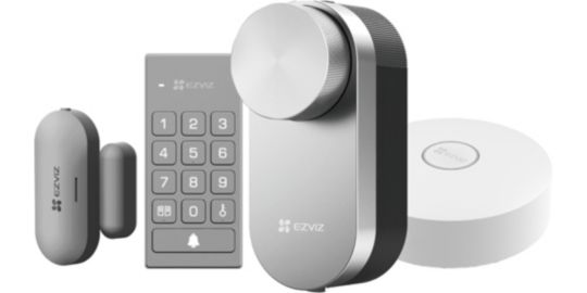 Serrure connectée EZVIZ DL01 Pro + clavier + hub