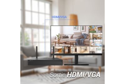 Pack sécurité EZVIZ Wifi NVR X5S 4 à 8 caméras