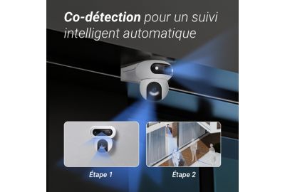 Caméra de surveillance EZVIZ H90 - Double optique 2K+ motorisée