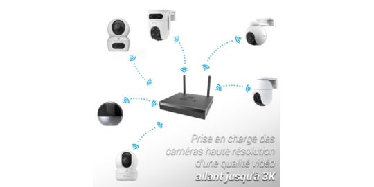 Caméra de surveillance EZVIZ NVR H5S+ 4 caméras extérieures H3C 2K+