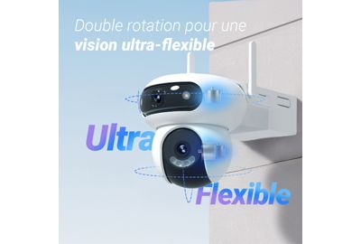 Caméra de surveillance EZVIZ HB90X 4G & Wifi Kit